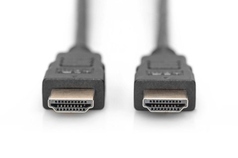 Kabel połączeniowy HDMI HighSpeed z Ethernetem 4K 60Hz UHD Typ HDMI A/HDMI A M/M 1m Czarny Kabel połączeniowy HDMI HighSpeed z Ethernetem 4K 60Hz UHD Typ HDMI A/HDMI A M/M 1m Czarny