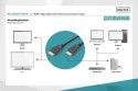 Kabel połączeniowy HDMI HighSpeed z Ethernetem 4K 60Hz UHD Typ HDMI A/HDMI A M/M 1m Czarny