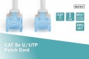 Patch cord kat.5e UTP, CU, AWG 26/7 3m Szary