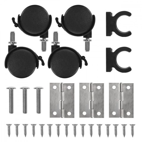Składane mobilne biurko MC-1250 B blat 100x50 cm, max50 kg Czarne Składane mobilne biurko MC-1250 B blat 100x50 cm, max50 kg Czarne