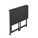 Składane mobilne biurko MC-1250 B blat 100x50 cm, max50 kg Czarne