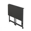 Składane mobilne biurko MC-1250 B blat 100x50 cm, max50 kg Czarne