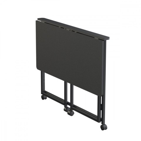 Składane mobilne biurko MC-1250 B blat 100x50 cm, max50 kg Czarne Składane mobilne biurko MC-1250 B blat 100x50 cm, max50 kg Czarne