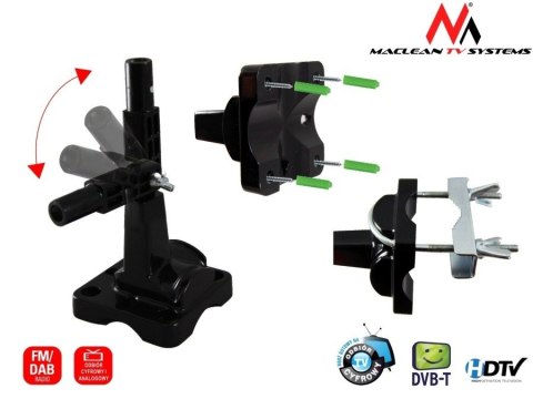 Antena DVB-T/T2 H.265 HEVC wew - zew MCTV-970 Black Antena DVB-T/T2 H.265 HEVC wew - zew MCTV-970 Black
