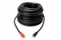 Kabel połączeniowy HDMI HighSpeed ze wzmacniaczem 1080p 60Hz FHD Typ HDMI A/HDMI A M/M 20m Czarny