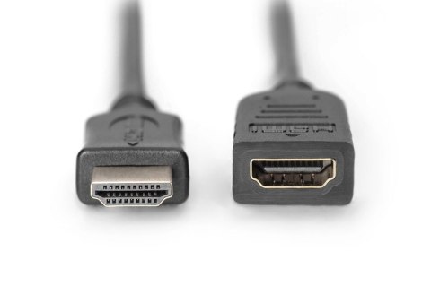 Kabel przedłużający HDMI HighSpeed z Ethernetem 4K 60Hz UHD Typ HDMI A/HDMI A M/Ż 2m Czarny Kabel przedłużający HDMI HighSpeed z Ethernetem 4K 60Hz UHD Typ HDMI A/HDMI A M/Ż 2m Czarny