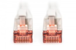 Patch cord S/FTP kat.6 LS0H 0,5m Szary
