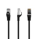 Patch cord ekranowany FTP kat.6 osłonka zalewana 2M czarny