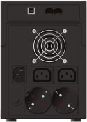 UPS LINE-INTERACTIVE 1200VA 2X SCHUKO + 2X IEC OUT, RJ11/RJ45 IN/OUT, USB