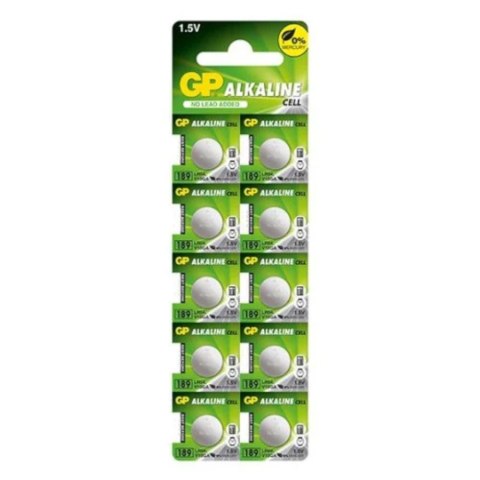 Baterie alkaliczne mini 189/G10/LR54/AG10 GP blister 10 szt. Baterie alkaliczne mini 189/G10/LR54/AG10 GP blister 10 szt.