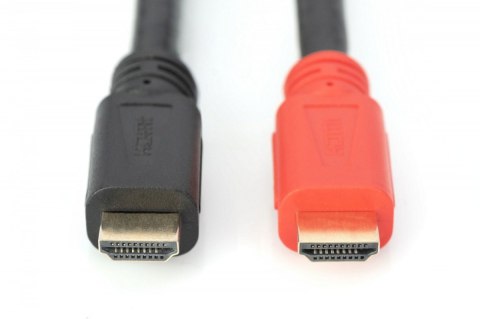 Kabel połączeniowy HDMI HighSpeed z Ethernetem ze wzmacniaczem 4K 30Hz UHD HDMI A/A M/M 20m Kabel połączeniowy HDMI HighSpeed z Ethernetem ze wzmacniaczem 4K 30Hz UHD HDMI A/A M/M 20m