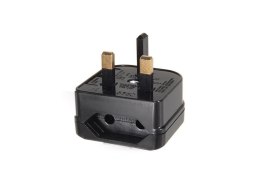 Adapter zasilania UK na gniazdo EU MCE71 Czarny