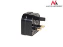 Adapter zasilania UK na gniazdo EU MCE71 Czarny
