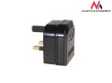 Adapter zasilania UK na gniazdo EU MCE71 Czarny