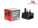 Adapter zasilania UK na gniazdo EU MCE71 Czarny