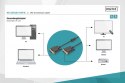 Kabel połączeniowy DVI-D DualLink WQXGA 30Hz Typ DVI-D (24+1)/DVI-D (24+1) M/M 3m Czarny