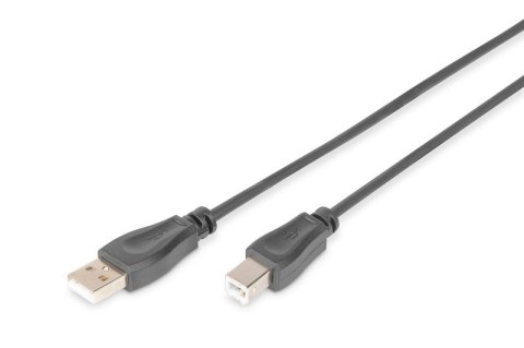 Kabel połączeniowy USB 2.0 HighSpeed Typ USB A/USB B M/M 5m Czarny