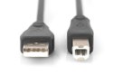 Kabel połączeniowy USB 2.0 HighSpeed Typ USB A/USB B M/M 5m Czarny