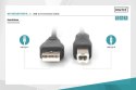 Kabel połączeniowy USB 2.0 HighSpeed Typ USB A/USB B M/M 5m Czarny