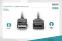 Kabel przedłużający DisplayPort 1.2 z zatrzaskiem 4K 60Hz UHD Typ DP/DP M/Ż czarny 2m