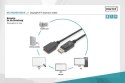 Kabel przedłużający DisplayPort 1.2 z zatrzaskiem 4K 60Hz UHD Typ DP/DP M/Ż czarny 2m