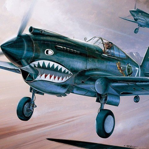 Model plastikowy P-40C Tomahawk Model plastikowy P-40C Tomahawk