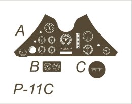 Model plastikowy PZL P-11c Wersja z bombami