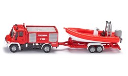 Straż Pożarna Unimog z Łodzią
