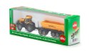 Traktor z wózkiem i wywrotką