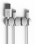 CableDrop multi uchwyt na 4 kable 2 szt. biały