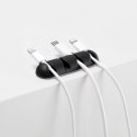 CableDrop multi uchwyt na 4 kable 2 szt. czarny