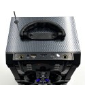 Głośnik PARTYBOX BT MT3150 Karaoke/Bluetooth 5.0/FM/MP3/USB/AUX/LED/USB-C/RMS 18W/PMPO 800W