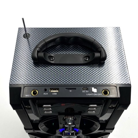 Głośnik PARTYBOX BT MT3150 Karaoke/Bluetooth 5.0/FM/MP3/USB/AUX/LED/USB-C/RMS 18W/PMPO 800W Głośnik PARTYBOX BT MT3150 Karaoke/Bluetooth 5.0/FM/MP3/USB/AUX/LED/USB-C/RMS 18W/PMPO 800W