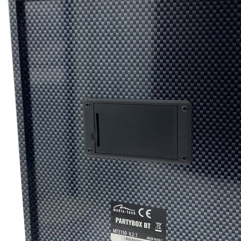Głośnik PARTYBOX BT MT3150 Karaoke/Bluetooth 5.0/FM/MP3/USB/AUX/LED/USB-C/RMS 18W/PMPO 800W Głośnik PARTYBOX BT MT3150 Karaoke/Bluetooth 5.0/FM/MP3/USB/AUX/LED/USB-C/RMS 18W/PMPO 800W