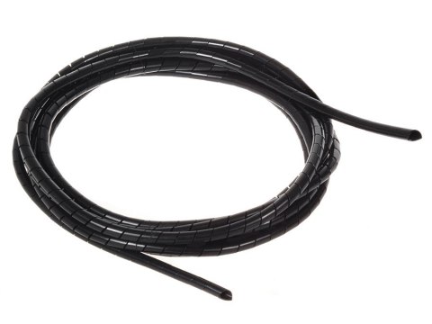 Osłona maskująca na kable MCTV-684 B (5*6mm) 3m Spirala Czarna
