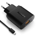 PA-T9 ładowarka sieciowa 1xUSB Quick Charge 3.0 3A 19.5W PA-T9 ładowarka sieciowa 1xUSB Quick Charge 3.0 3A 19.5W
