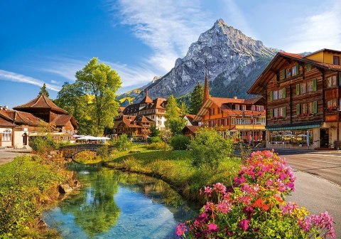 Puzzle 500 elementów Góry Alpy Kandersteg Puzzle 500 elementów Góry Alpy Kandersteg