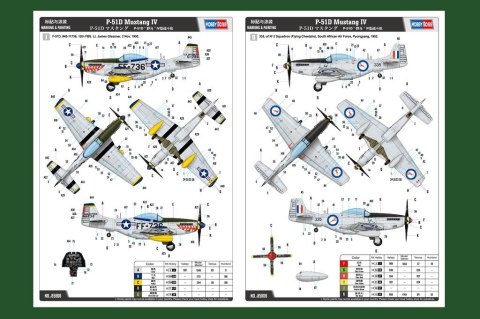 Model plastikowy P-51D Mustang IV Fighter Model plastikowy P-51D Mustang IV Fighter