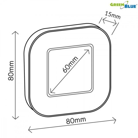 Cyfrowy timer stoper minutnik magnetyczny z dotykowym ekranem GB524 Cyfrowy timer stoper minutnik magnetyczny z dotykowym ekranem GB524