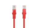 PATCHCORD KAT.6 0.25M CZERWONY FLUKE PASSED LANBERG