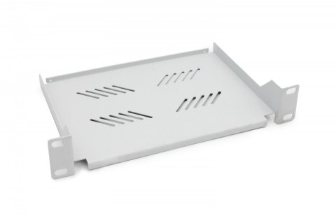 Półka do szaf 10" 1U, głębokość 150mm, szara