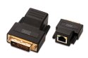 Przedłużacz/Extender DVI do 50m po skrętce Cat.5e UTP, 1920x1200 60Hz WUXGA (zestaw)