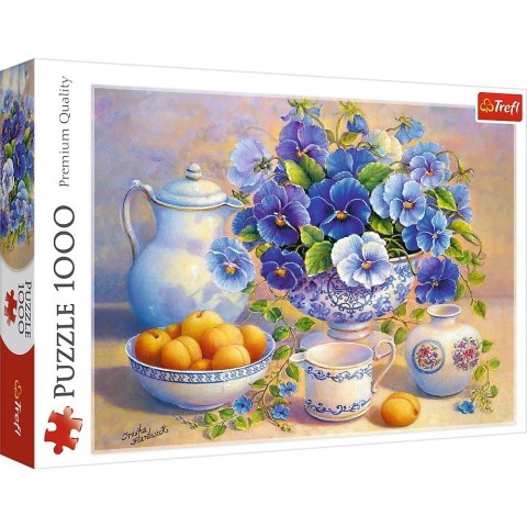 Puzzle 1000 elementów - Niebieski bukiet Puzzle 1000 elementów - Niebieski bukiet