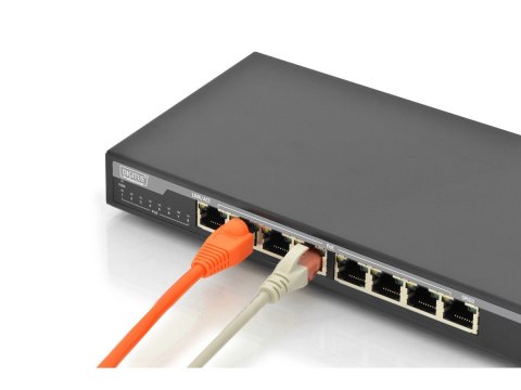Switch Gigabit Desktop 8-portowy, 8x10/100/1000Mbps PoE+ af/at 135W, Metalowa obudowa Switch Gigabit Desktop 8-portowy, 8x10/100/1000Mbps PoE+ af/at 135W, Metalowa obudowa