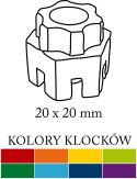 Klocki 100 elementów