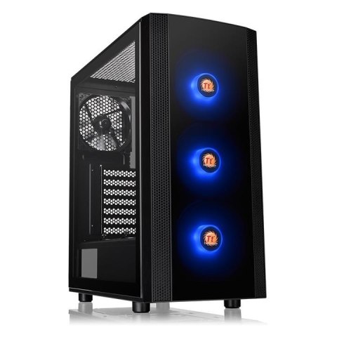 Obudowa Versa J25 RGB szkło hartowane, Czarna Obudowa Versa J25 RGB szkło hartowane, Czarna