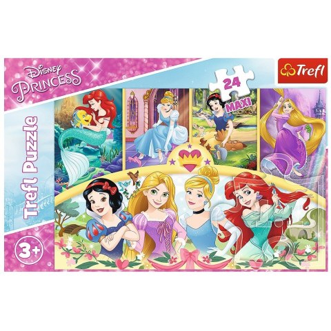 Puzzle 24 elementy Maxi - Księżniczki Disneya, Magia wspomnień Puzzle 24 elementy Maxi - Księżniczki Disneya, Magia wspomnień