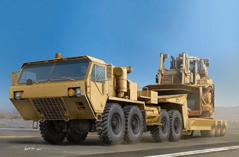 Model plastikowy M983A2 HEMTT Tractor w/M870A1 Model plastikowy M983A2 HEMTT Tractor w/M870A1