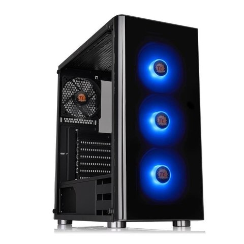 Obudowa V200 Szkło hartowane RGB Czarna Obudowa V200 Szkło hartowane RGB Czarna