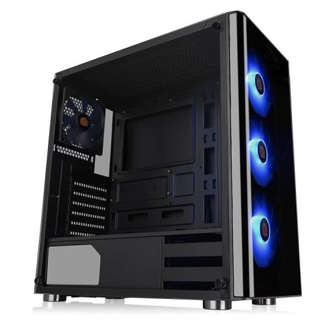 Obudowa V200 Szkło hartowane RGB Czarna Obudowa V200 Szkło hartowane RGB Czarna